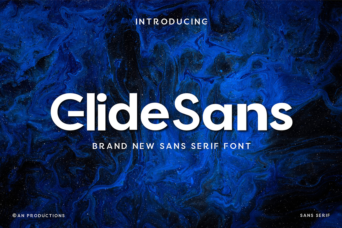GlideSans - Bold Sans Serif Font, a Sans Serif Font by AN Productions (Photo 1 of 9)