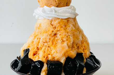 snow ice, Bingsu,Ice shape, topping