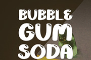 Bubble Display Font - Bubblegum Soda, a Handwritten Font by ZoloDesignHub (Thumbnail 9 of 9)