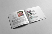 Square Magazine Template, a Magazine Template by Uloel Design