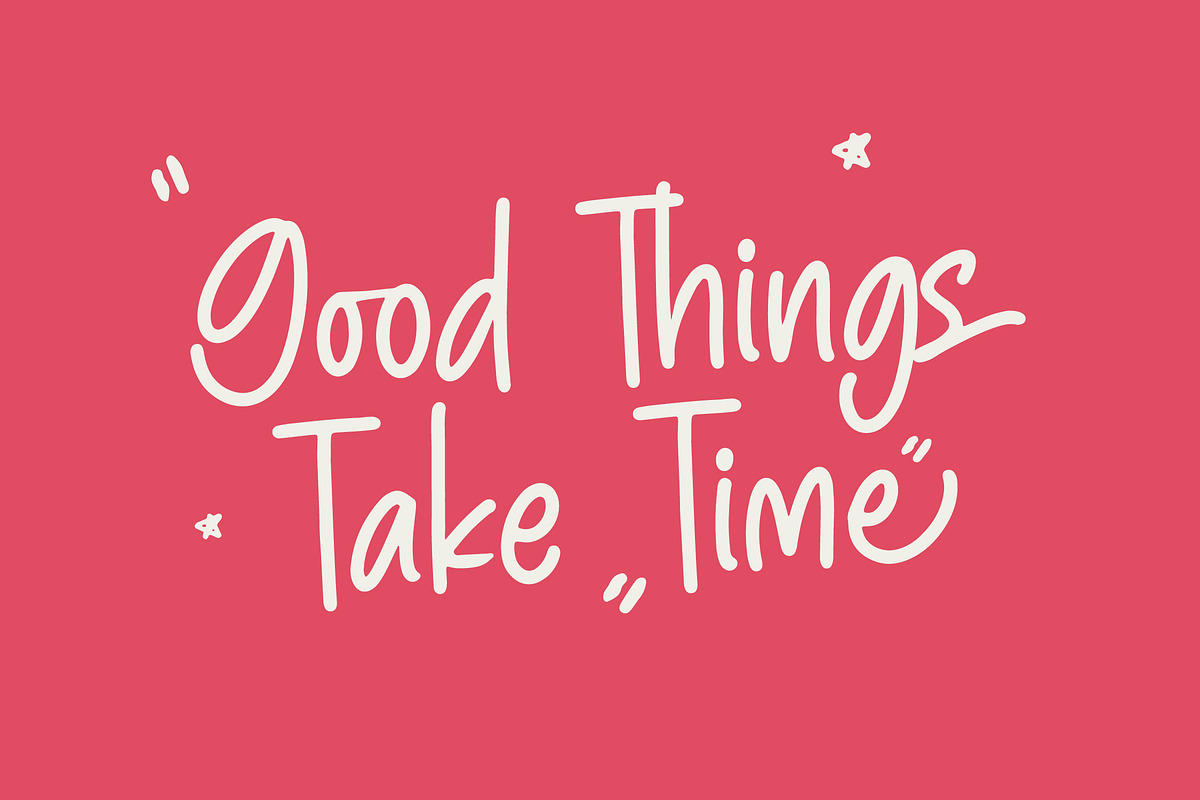 Pinky Doodle Natural Handwritten, a Script Font by Letterena Studios Script (Photo 2 of 20)