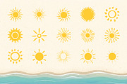 60 Hand Drawn Sun Illustrations, a Seasonal Illustration by PixMarket (Thumbnail 6 of 10)