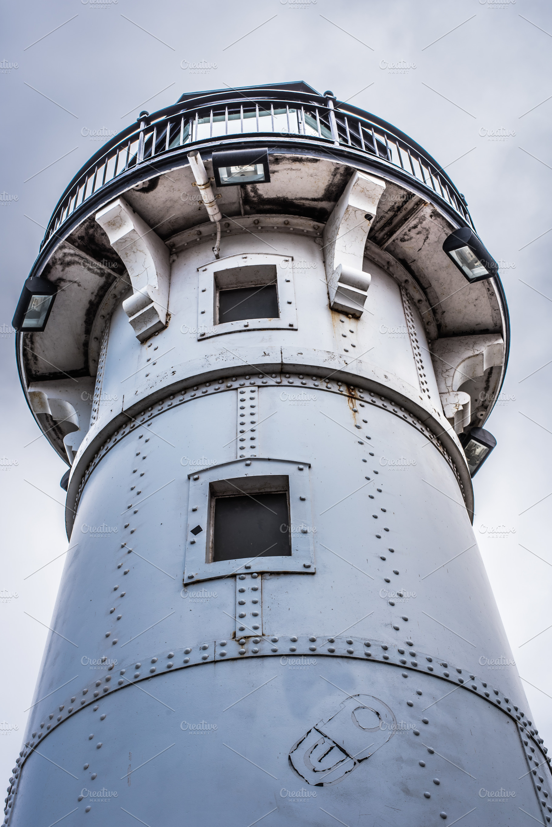 Lake Superior Lighthouse from Below, an Architecture Photo by ClubhouseArts
