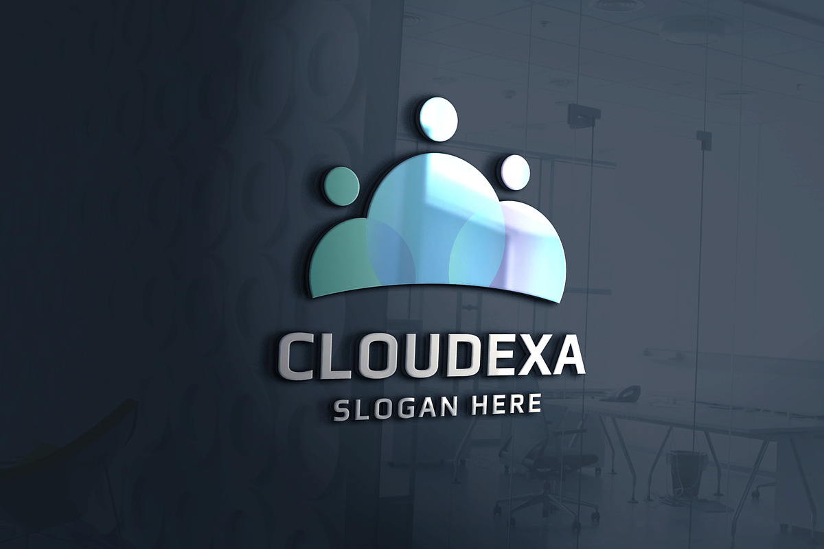 Cloud People Technologies Logo, a Branding & Logo Template by Design_Planet (Photo 4 of 4)