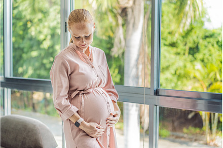Portrait of young pregnant woman, a Person Photo by Elizaveta Galitskaya