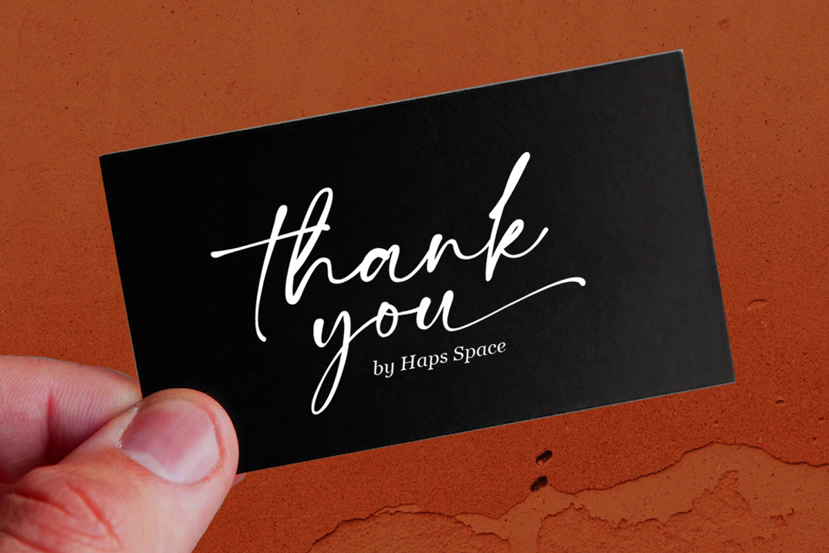 Ristomale Signature, a Font by Haps Space (Photo 3 of 8)