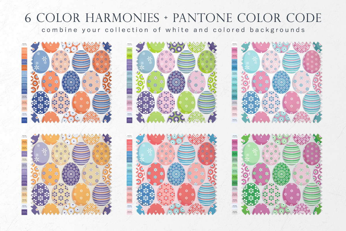 Easter eggs – Set 2, a Pattern Graphic by Yummy (Photo 4 of 10)