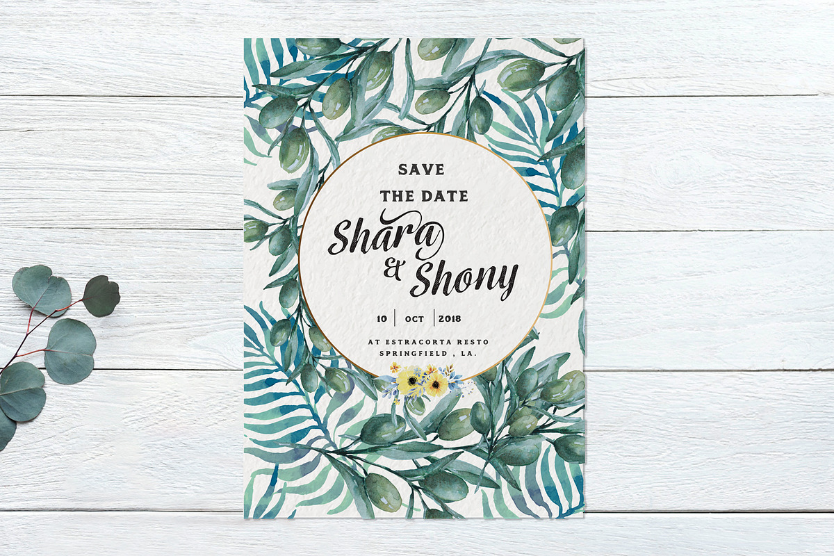 Spring Break Wedding Suite, an Invitation Template by ulndsgn (Photo 6 of 8)