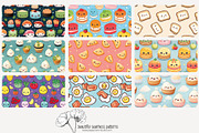 70 kawaii food seamless pattern, a Pattern Graphic by Poppy Lane Studio (Thumbnail 7 of 10)