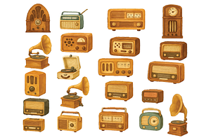 Radios Collection, an Object Graphic by nikagraphic