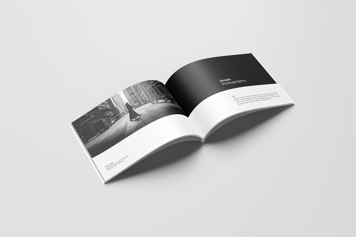 Landscape Brochure / Catalog Mockup, a Print Template by simuradi (Photo 3 of 9)