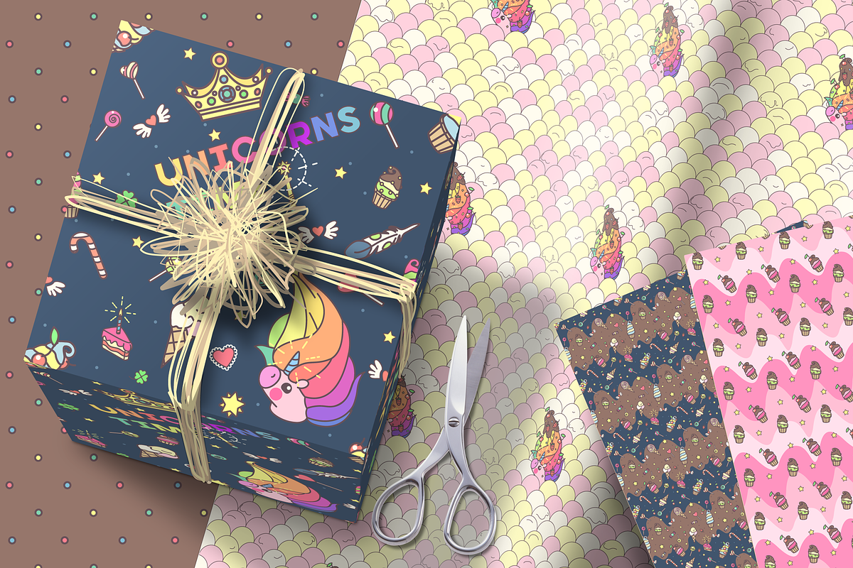 vector BIG seamless patterns SET u, a Pattern Graphic by WINDmade (Photo 4 of 10)
