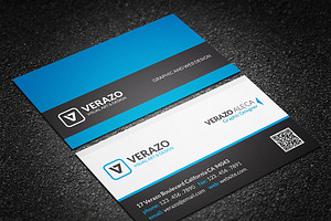 Blue Corporate Business Card