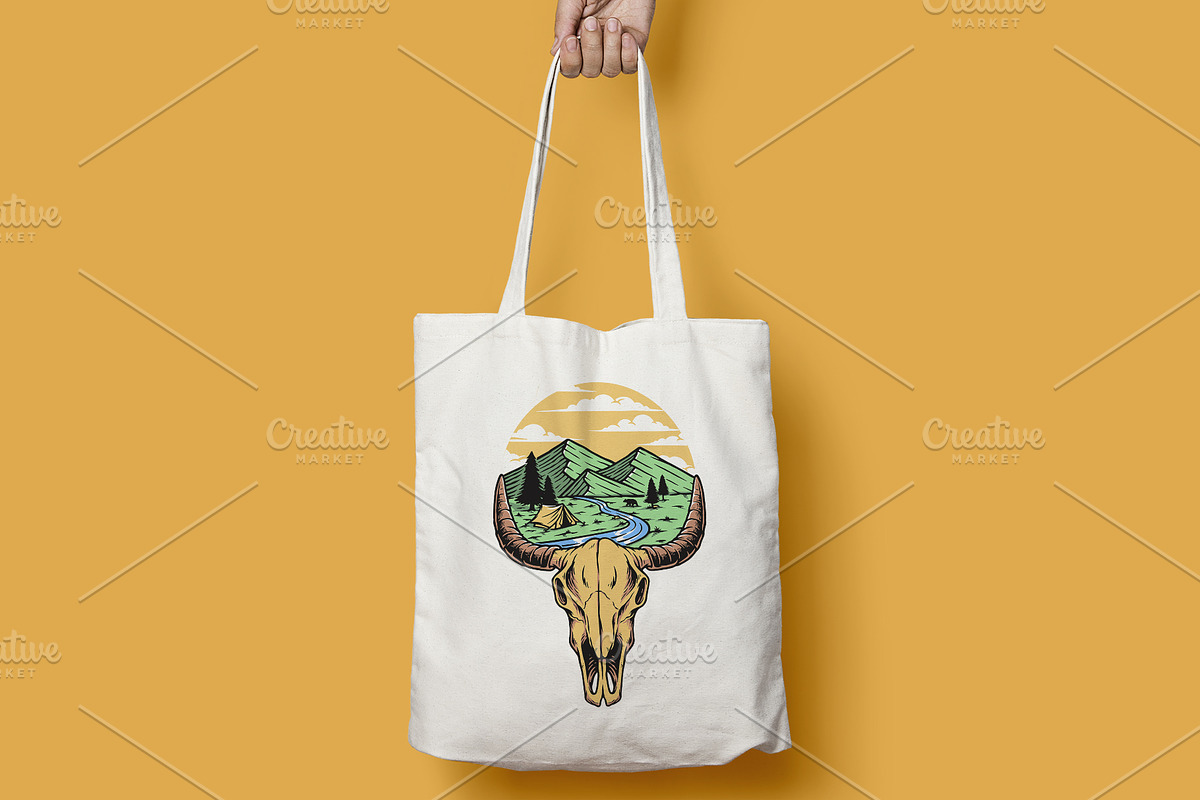 bones and nature illustration, an Animal Illustration by gunaonedesign (Photo 3 of 4)