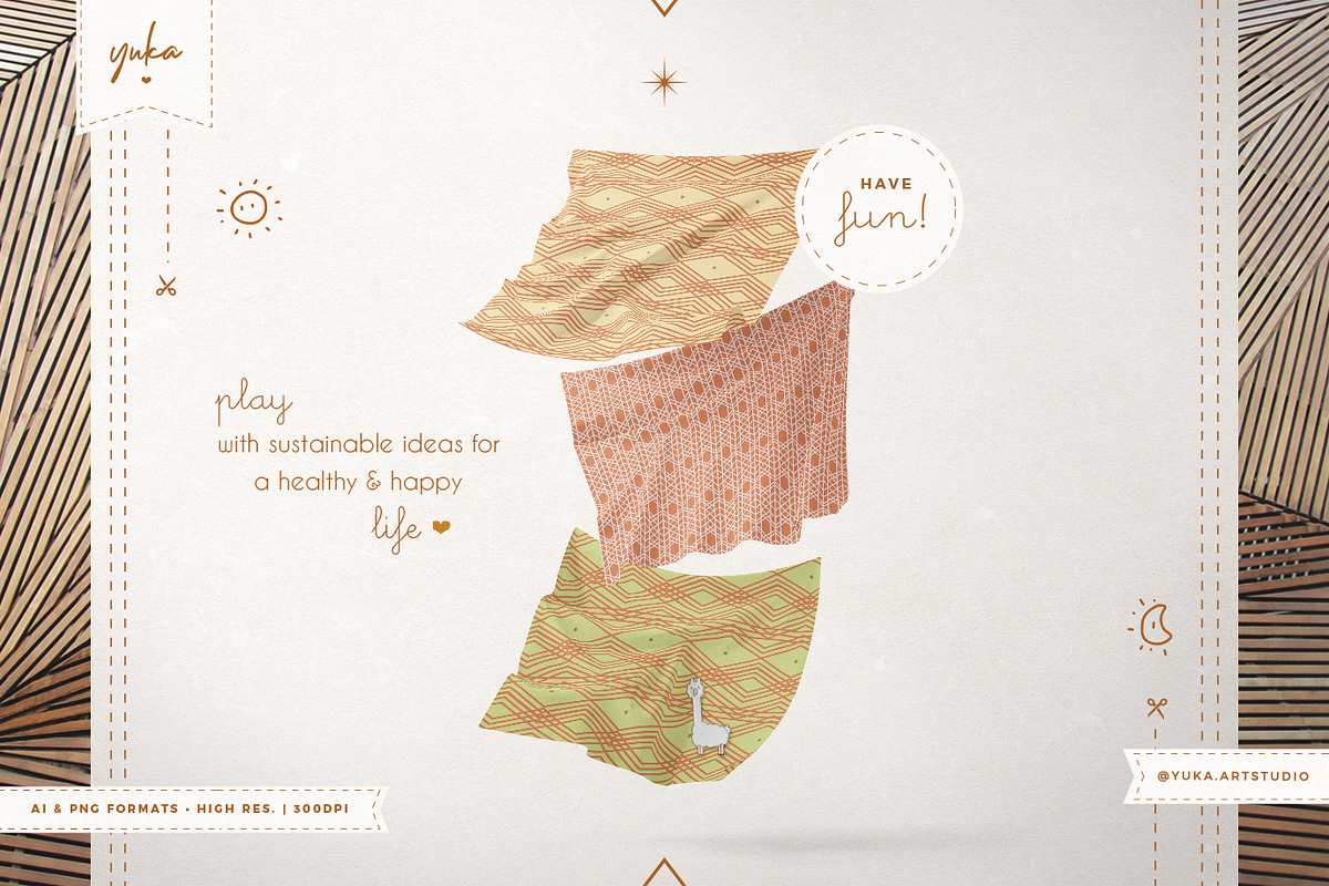 Triangle Vibration, a Pattern Graphic by Yuka Baby (Photo 5 of 6)