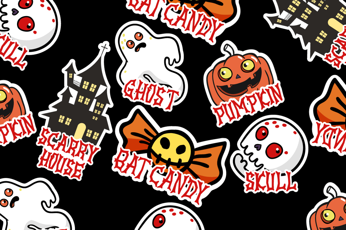 Ghostly Guffaws - Halloween Funny, a Font by PutraCetol Studio (Photo 2 of 11)