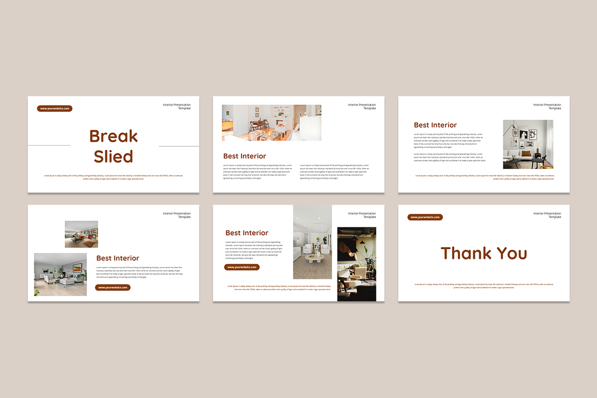 Interior - PowerPoint Template, a Presentation Template by QR Design Studio (Photo 3 of 3)