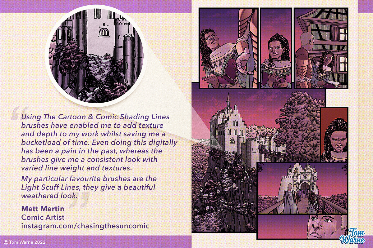 Shading Lines Affinity Brushpack, a Brush Add-On by TomWarne (Photo 22 of 25)