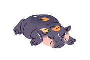 Cute hippos set + seamless patterns, an Animal Illustration by PaperTrident (Thumbnail 7 of 14)
