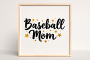 Baseball Mom – SVG Cut File & PNG, an Illustration by Awieee1 (Thumbnail 3 of 4)