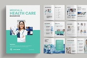 Healthcare Brochure Template, a Brochure Template by Pixelpick (Thumbnail 1 of 9)