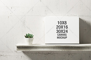 Canvas Mockup - Landscape