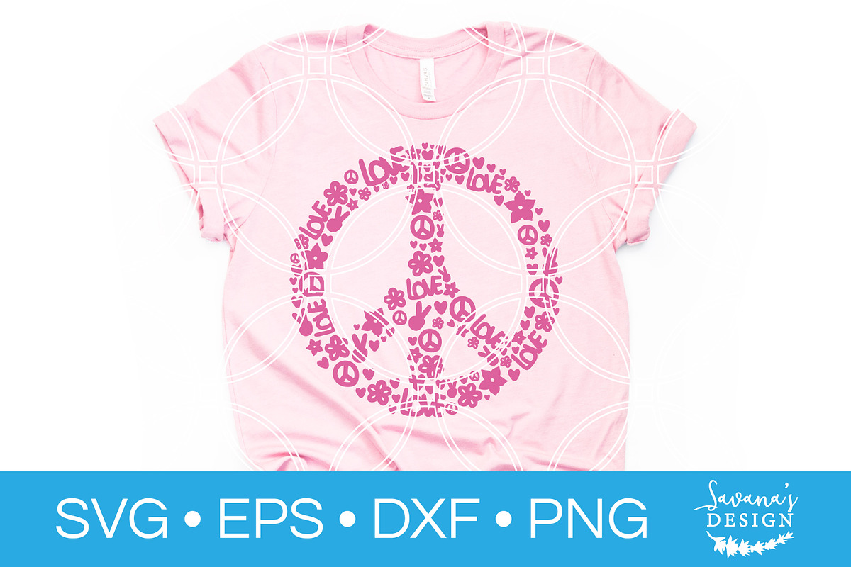 Peace Symbol SVG Peace Sign SVG, an Illustration by SavanasDesign (Photo 1 of 2)
