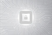 Micro chip elements, web security, a Technology Illustration by OKart.studio (Thumbnail 2 of 6)