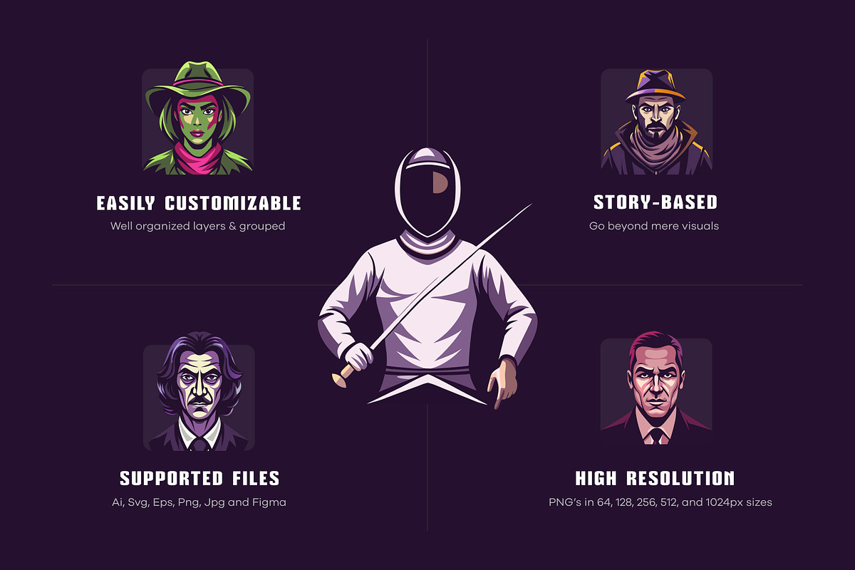 280 Avatar Illustration Designs, a Person Illustration by Brickclay (Photo 4 of 14)