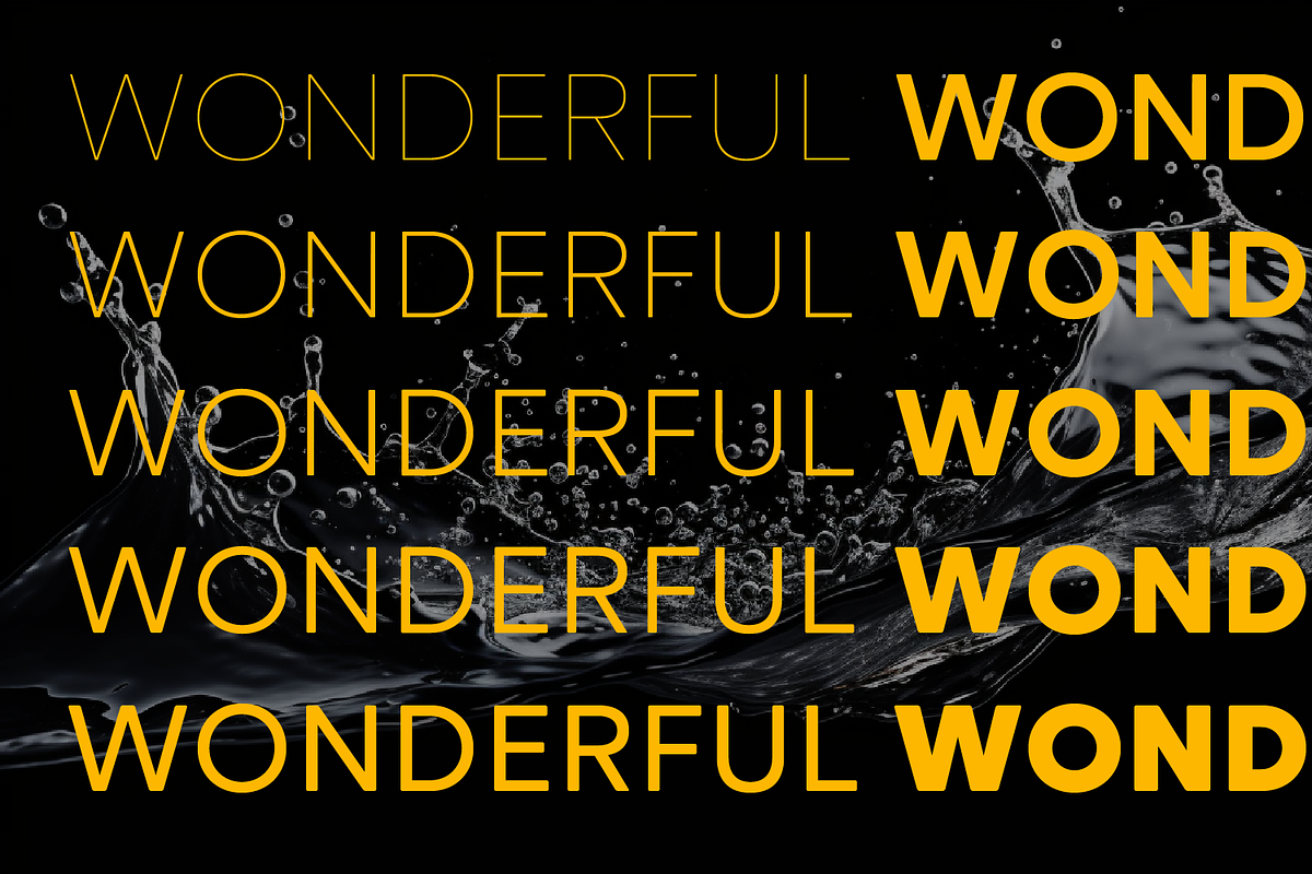 Rewalt Font Family, a Sans Serif Font by NicolassFonts (Photo 3 of 5)