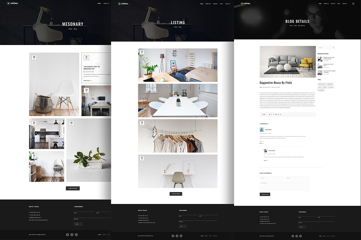 Architecture PSD Template, a Templates & Theme by fusionlab (Photo 6 of 7)