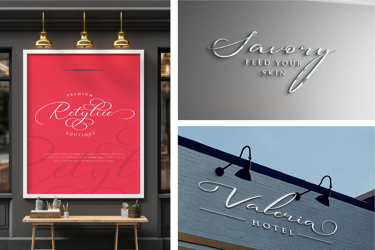 Michand Script | Classy Calligraphy, a Script Font by StoricType (Photo 14 of 16)