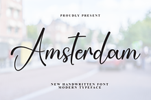 Amsterdam | Script Font