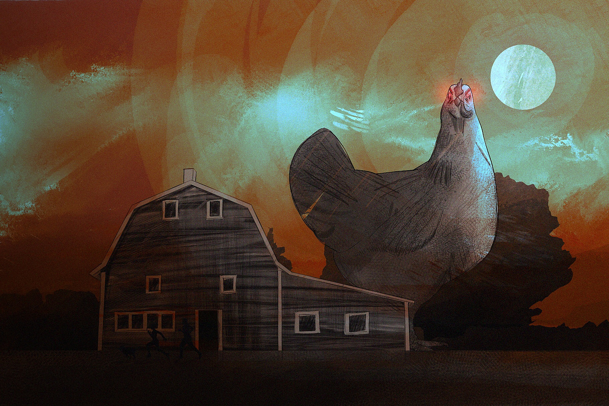 Zombie Chickn (ink brushes), a Brush Add-On by Kassandra Escoe (Photo 16 of 18)