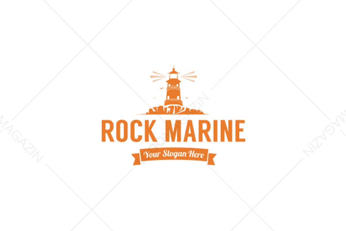 Lighthouse Rock Marine Logo, a Branding & Logo Template by LogoBuy (Photo 4 of 5)