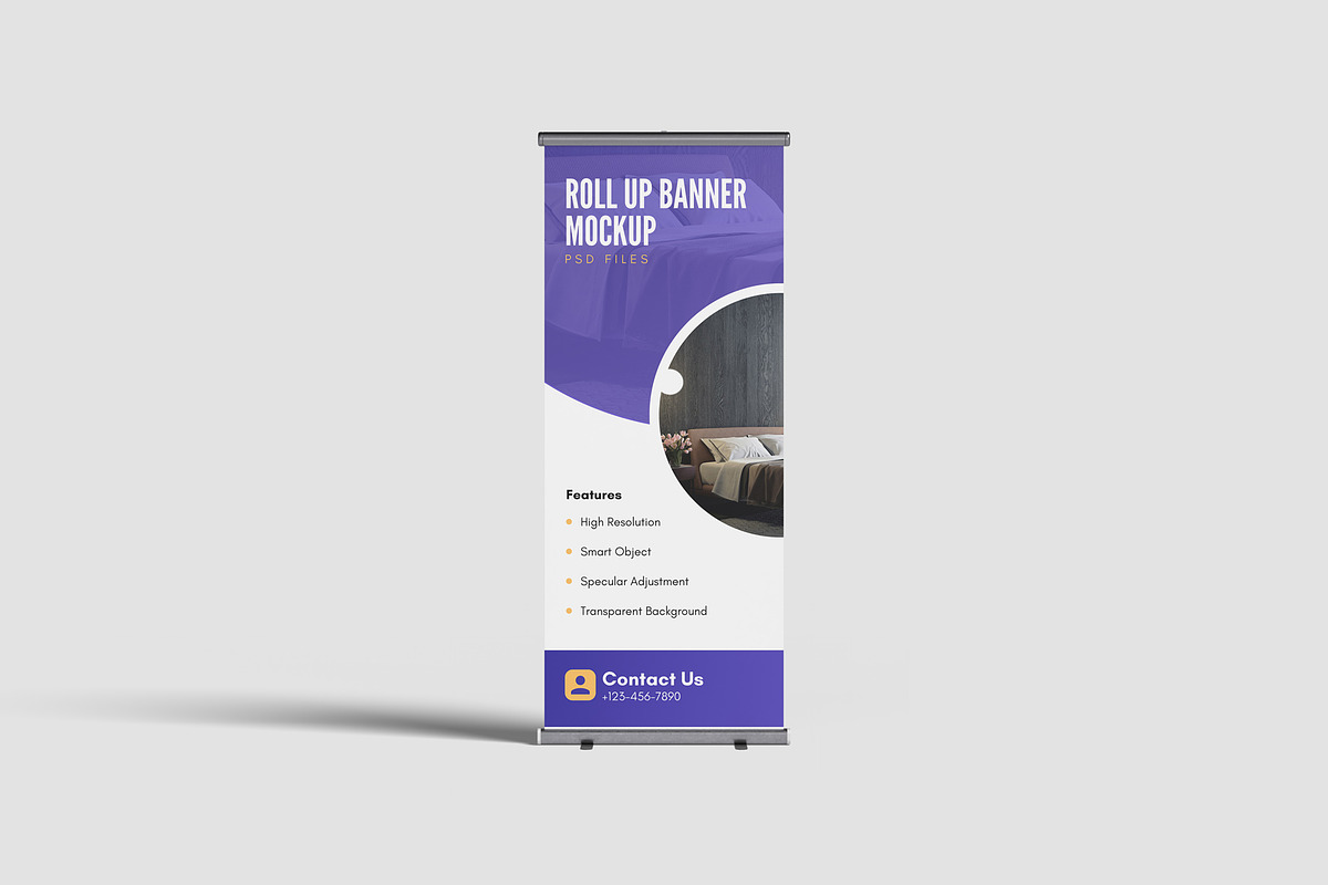 Roll-Up Banner Mockups, an Advertising Mockup by graphiccrew (Photo 2 of 10)