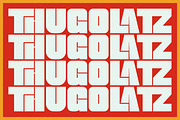 Sale! : Thugolatz - Ligature Sans, a Sans Serif Font by Almarkhatype (Thumbnail 1 of 10)