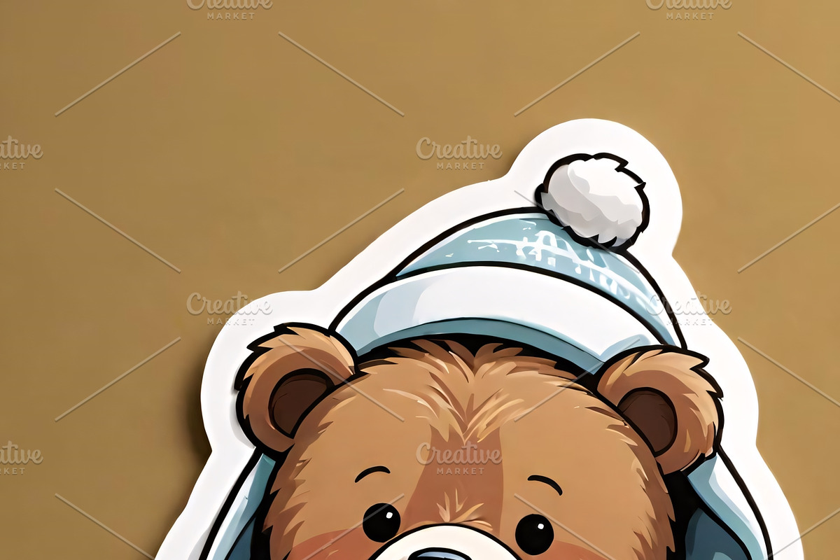 “Cute Coffee Bear Stickers” bundle, an Illustration by ETARA by Mea Hau (Photo 6 of 6)