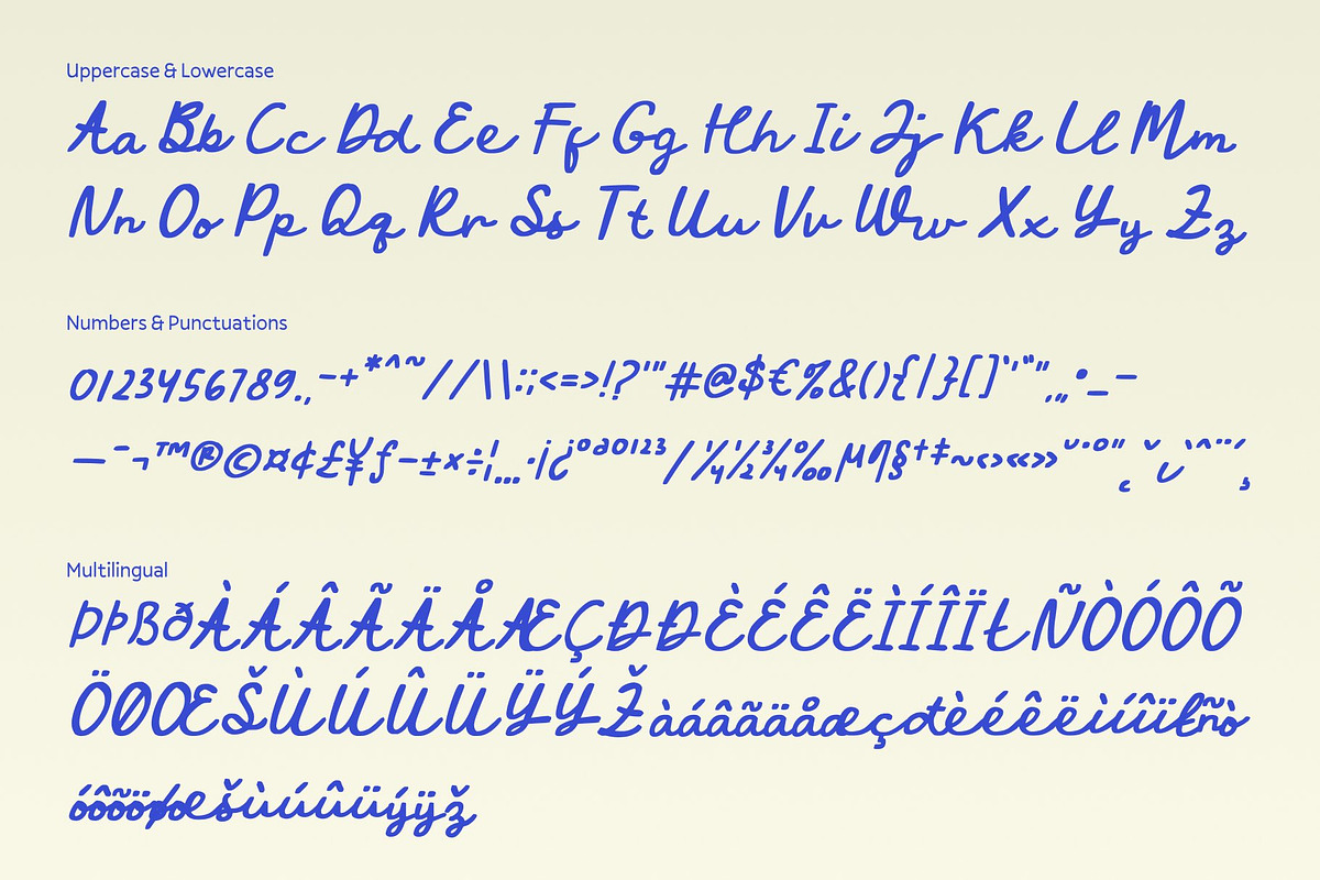CS Airena – Handwritten Script Font, a Script Font by Craft Supply Co. (Photo 8 of 8)