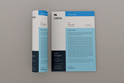 VIRYA | Marketing Agency Letterhead, a Stationery Template by Neermana (Thumbnail 3 of 4)