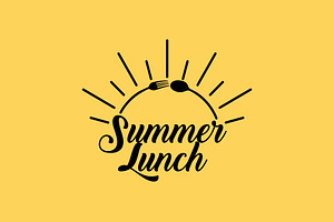 summer restaurant logo, a Branding & Logo Template by Atlantis X Nurman Arbai