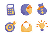 Business Illustration Set, a Finance Illustration by studiogstock (Thumbnail 3 of 4)