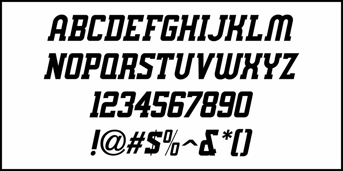 Cinema Titling JNL, a Slab Serif Font by Jeff Levine Fonts (Photo 5 of 5)