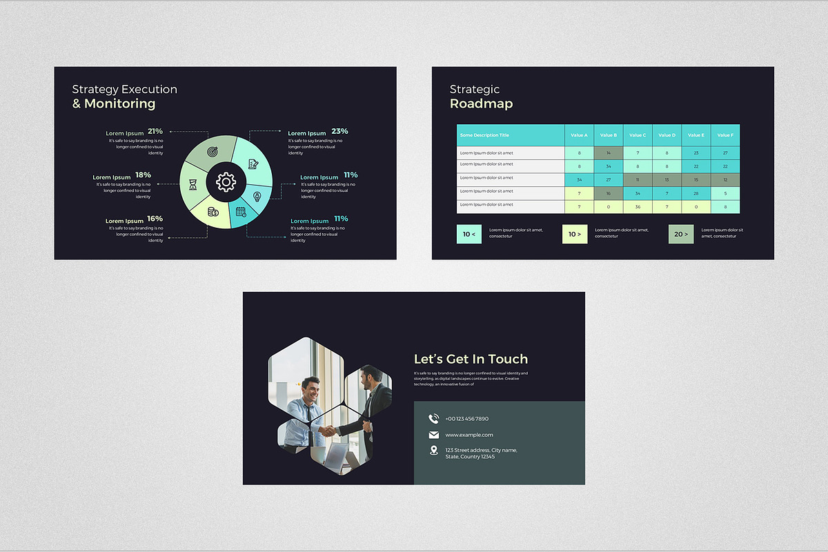 Business Strategy Google Slides, a Presentation Template by Design Vault (Photo 5 of 5)