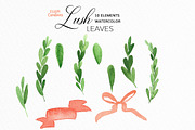 Bundle - Tropical Watercolor Leaves, an Illustration by Essem Creatives (Thumbnail 16 of 26)