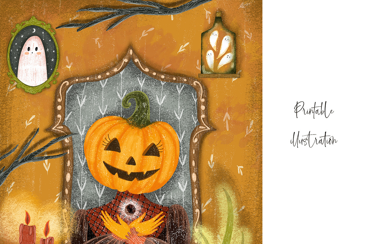 Stay spooky Halloween illustration, a Seasonal Illustration by Yelloo Fish (Photo 2 of 10)