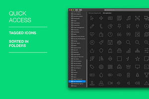 Thin Icons Mega Bundle 3000