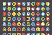 Flatties Vol 1 - flat style icon set, an Icon by Ui Store (Thumbnail 2 of 3)