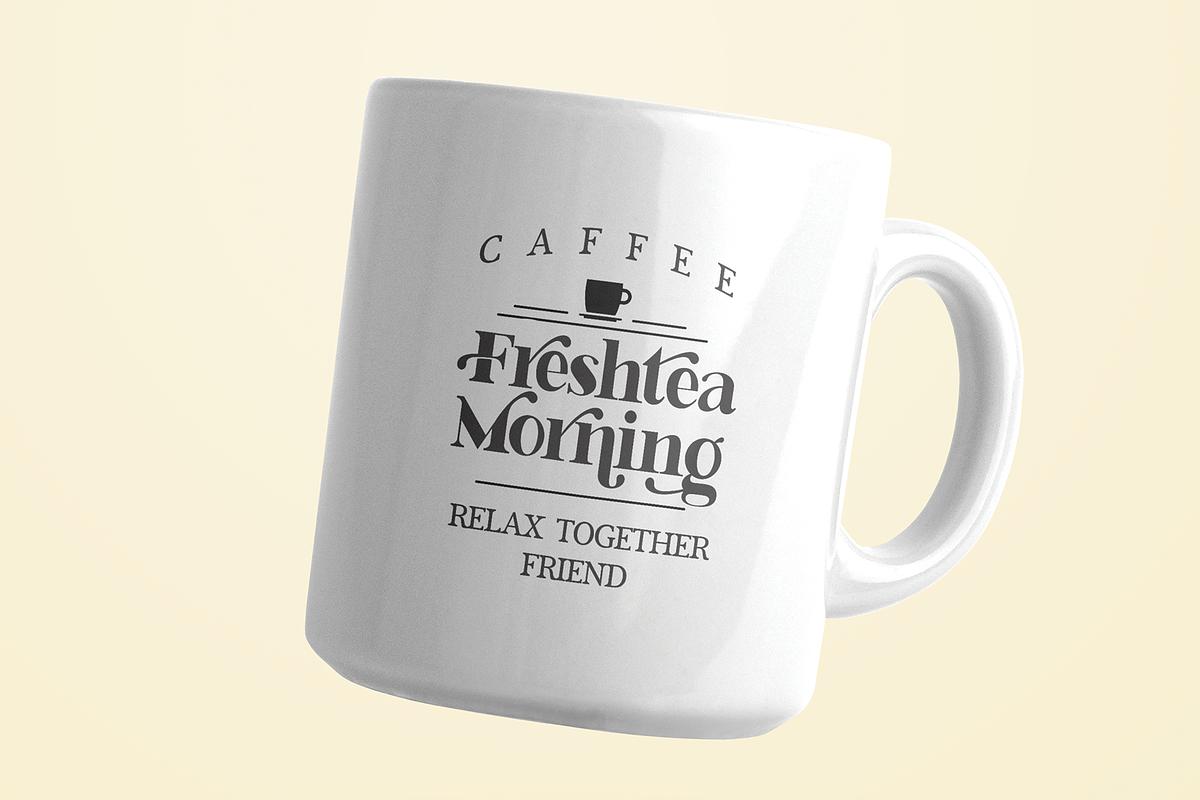 Rubesta Coffee / Modern Font, a Serif Font by Scratchones (Photo 3 of 9)