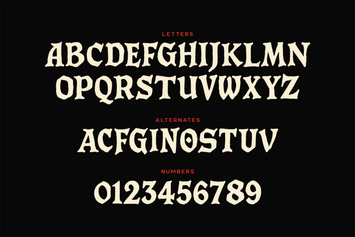 Godrick Typeface, a Font by Tugcu Design Co. (Photo 2 of 4)